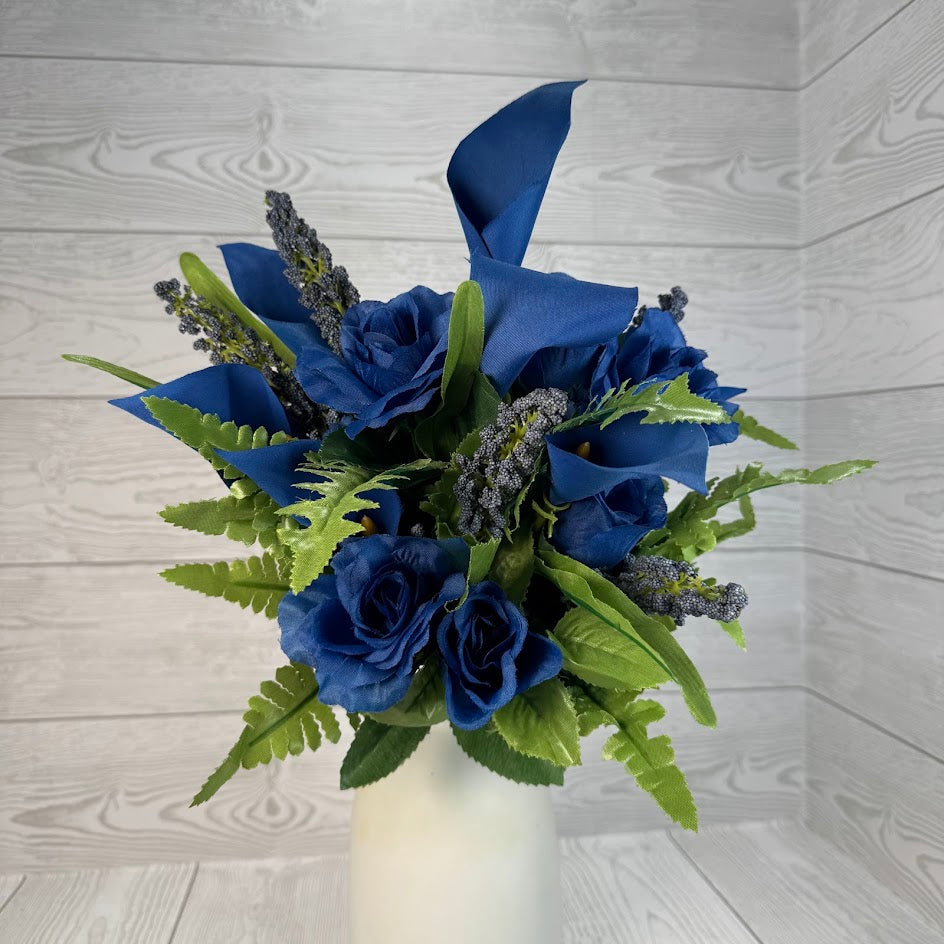 CALLA LILY / ROSE / IRIS BUNDLE X23 STEMS - B106 - INDIVIDUAL COLORS