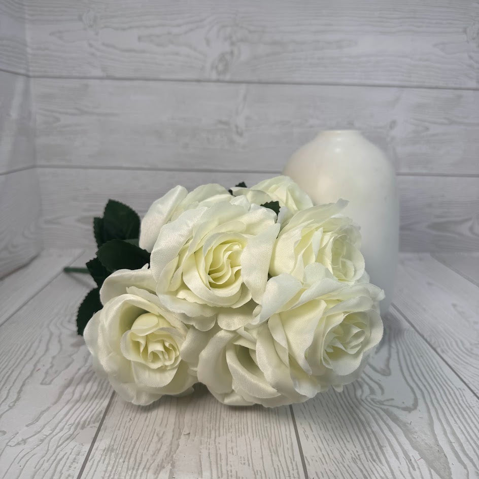 COLOR FAST LILLIAN OPEN ROSE BUSH X12 STEM H17 - 30388 - INDIVIDUAL COLORS