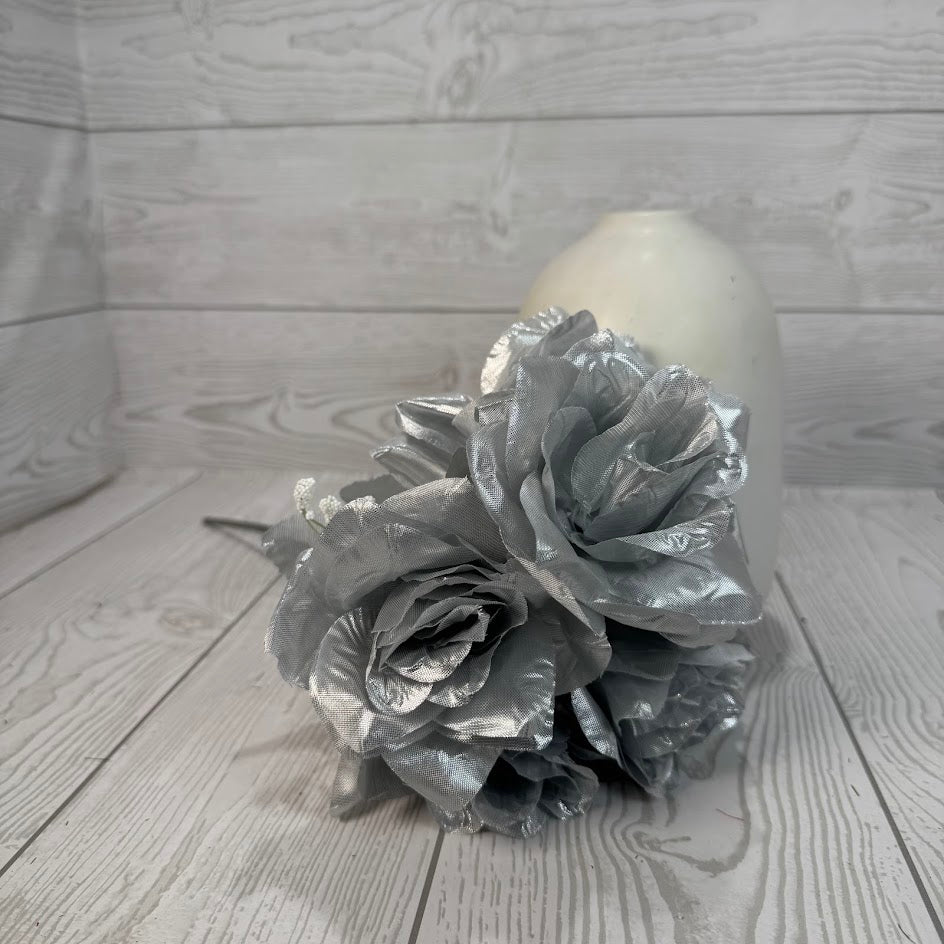 16IN PRINTING ROSE BUSH X6 STEMS - 57203 - INDIVIDUAL COLORS