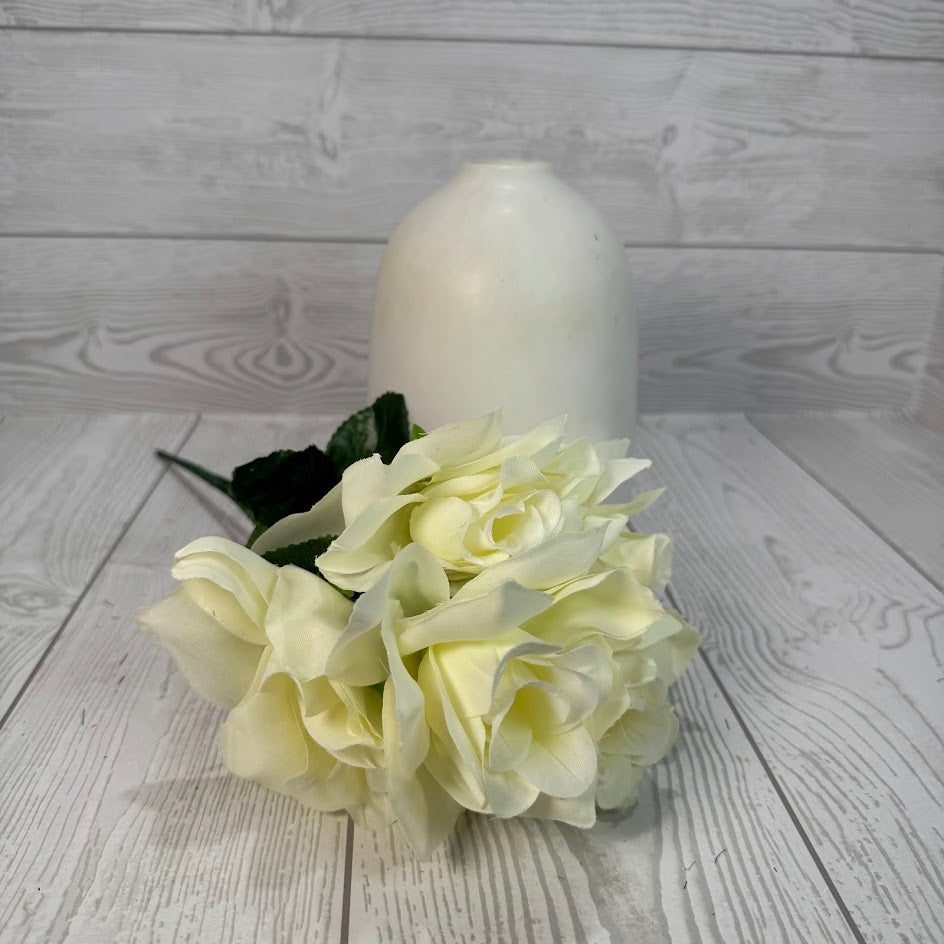 16IN PRINTING ROSE BUSH X6 STEMS - 57203 - INDIVIDUAL COLORS