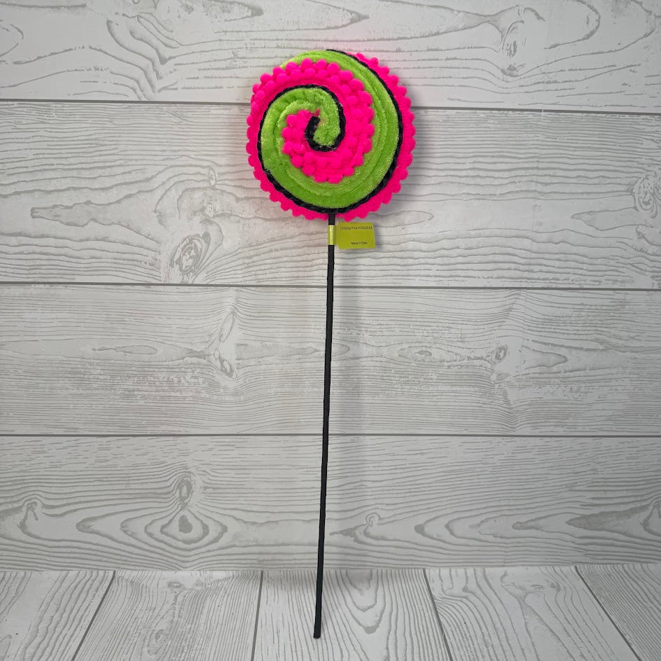 LOLLIPOP PICK H16XDIA 5 - GREEN/PINK - 57390HTPK * G
