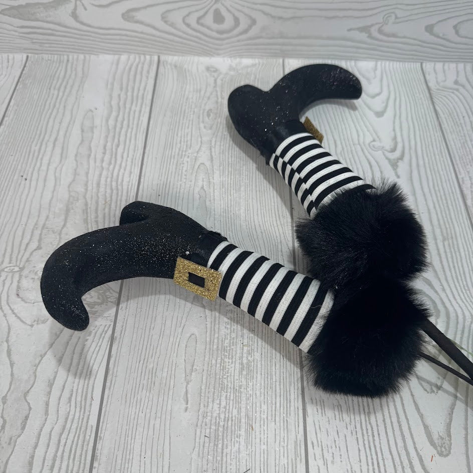 WITCH BOOTS SPRAY X2 H26 - BLACK/WHITE/GOLD - 57274BKWT * G