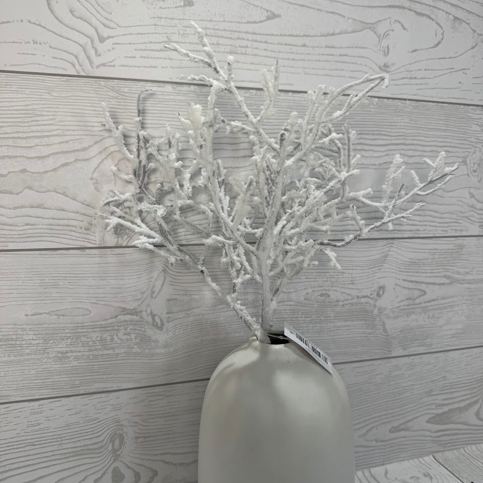 18IN CORAL SPRAY - WHITE - 85417 * R BR