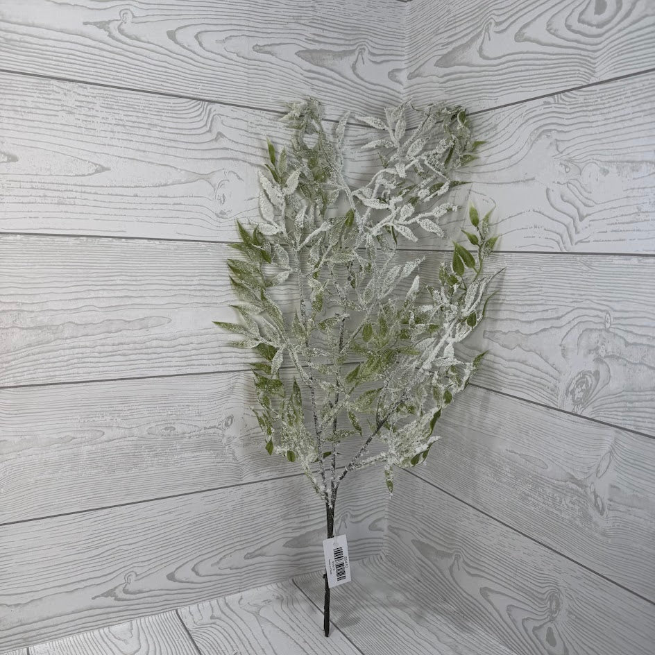 25IN TEA LEAF SPRAY X3 - FROSTED - 85410 * R BR