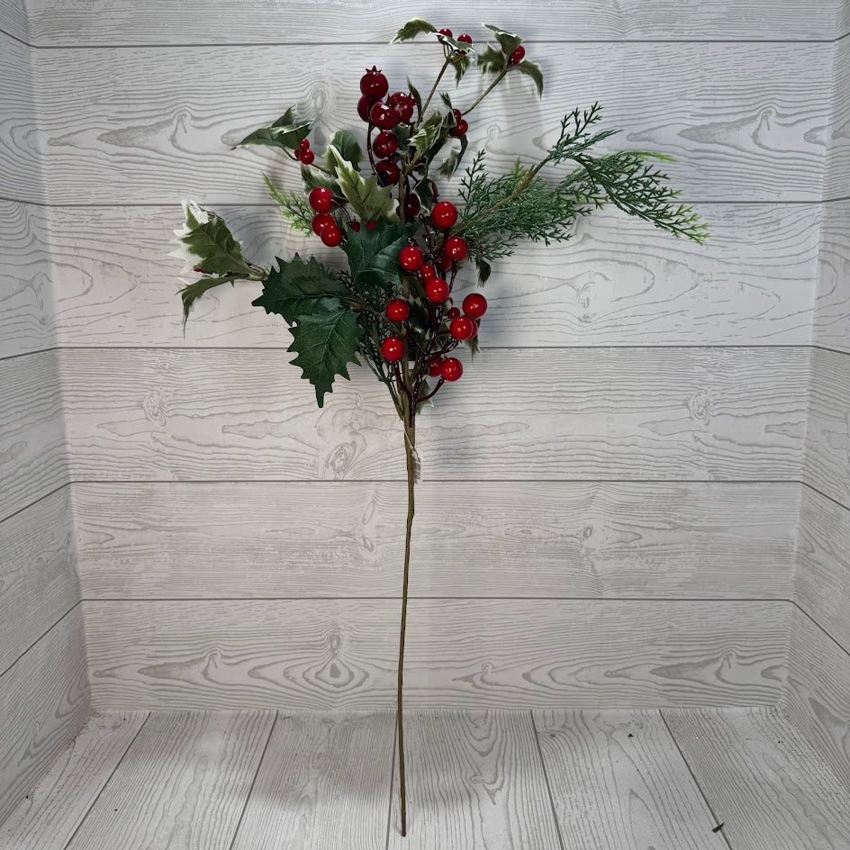 HOLLY PINE SPRAY - 26221 * R BR