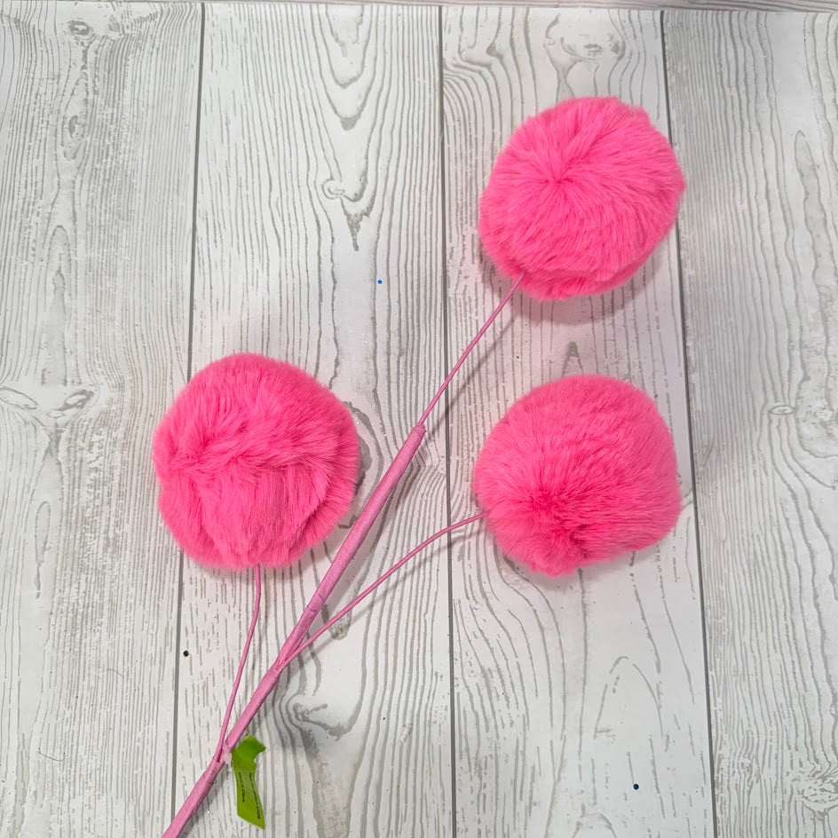 FAUX FUR SPRAY X3 H29 - PINK - 85682PK * BL