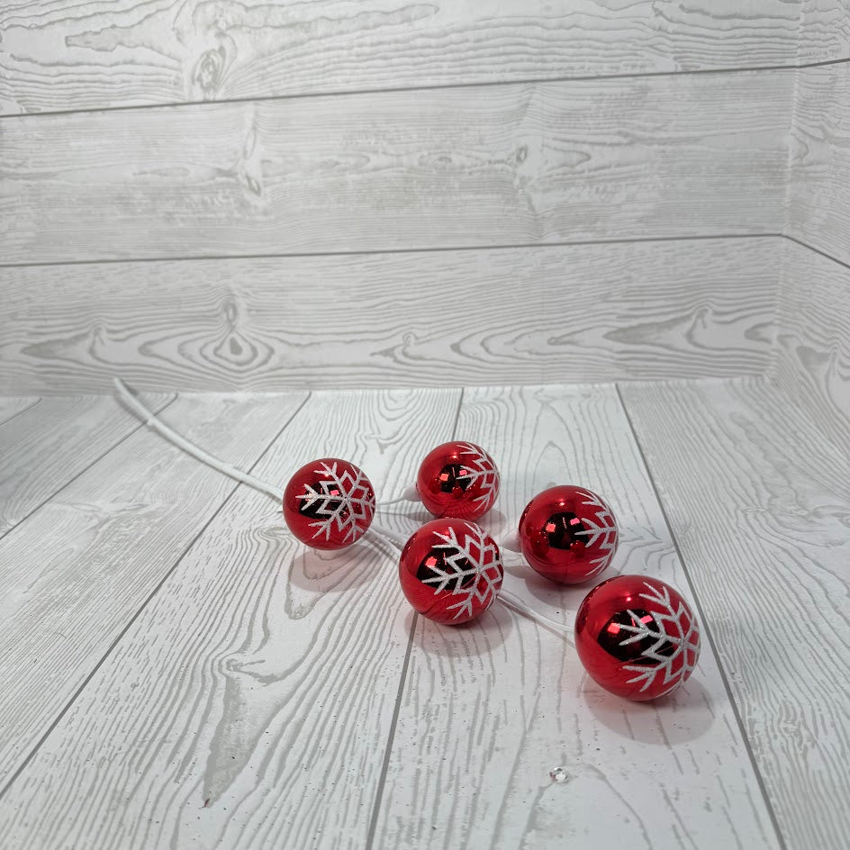 24" BALL SPRAY - RED/WHITE - 32265-RD * BL