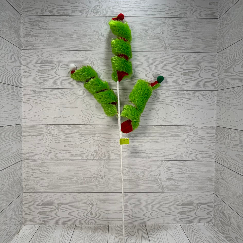 FURRY CURLY SPRAY X3 H32 - GREEN - 86639GN * RD