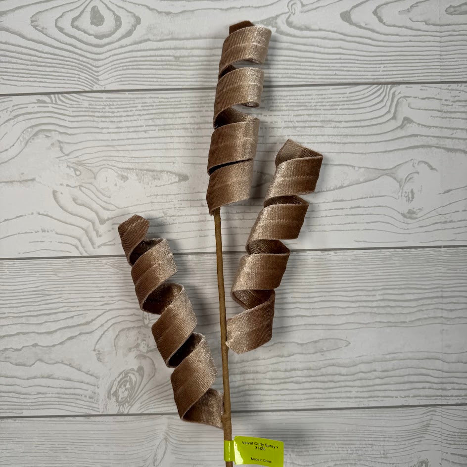 VELVET CURLY SPRAY X3 H28 - TAUPE - 86752TAUPE * RD