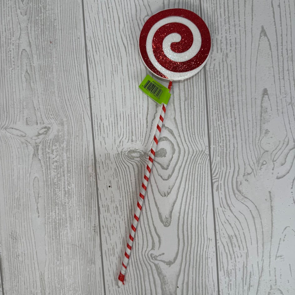 PEPPERMINT PICK 12L - RED/WHITE - 83663ASSTR * PK G