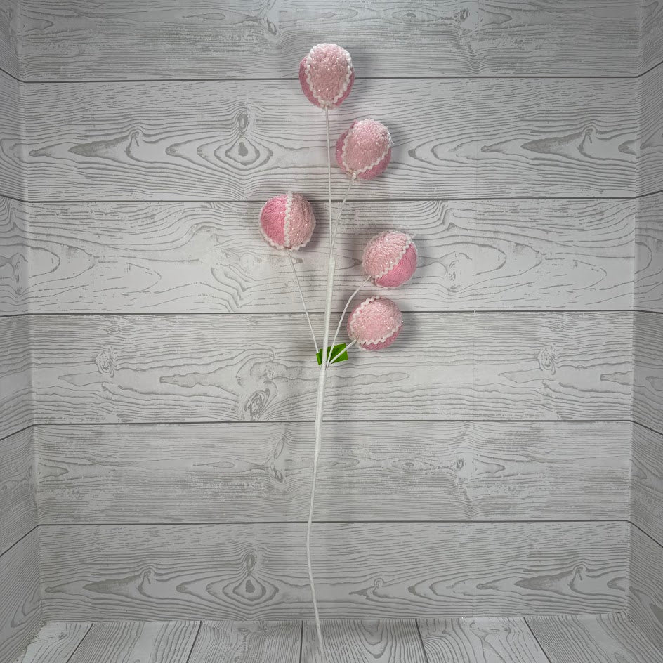 BALL SPRAY X5 H25 - PINK/WHITE - 86246PKWT * BL G