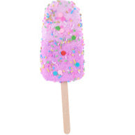 11.5"L SPRINKLES/CONFETTI POPSICLE PICK - LAVENDER - MN043899-L