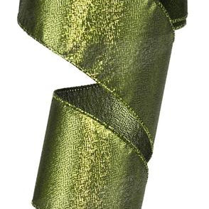 2.5"X10YD METALLIC - LIME GREEN - RG0114633