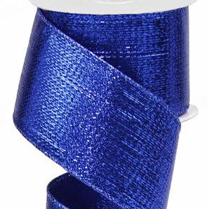2.5"X10YD METALLIC RIBBON - ROYAL BLUE - RG0140025