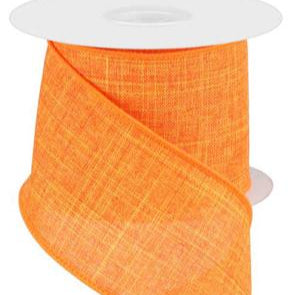 2.5"X10YD ROYAL BURLAP RIBBON - ORANGE - RG127920