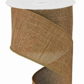 2.5"X10YD ROYAL BURLAP RIBBON - TAN - RG1279F2