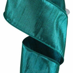 2.5"X10YD METALLIC DUPIONI - TURQUOISE - RGA1138A2