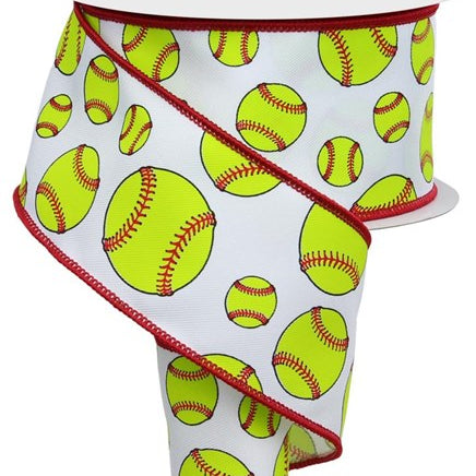 2.5"X10YD SOFTBALL - WHITE/YELLOW/RED/BLACK - SPT - RGA172227