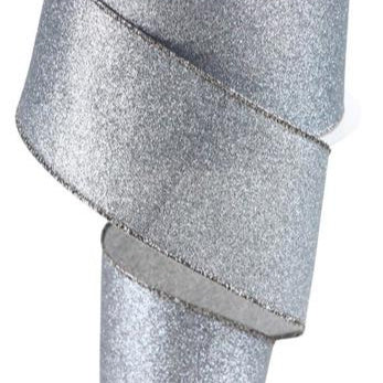 2.5"X10YD SHIMMER GLITTER - PEWTER - RGC1597H9