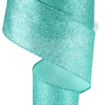 2.5"X10YD SHIMMER GLITTER - ICE BLUE - RGC1597RM