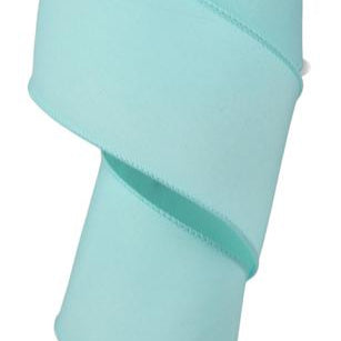 2.5"X10YD DIAGONAL WEAVE FABRIC - ICE BLUE - RGE1203H1