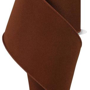 4"X10YD DIAGONAL WEAVE FABRIC - BROWN - RGE120404