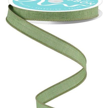 5/8"X10YD ROYAL BURLAP - CLOVER GREEN - RGE1778AM