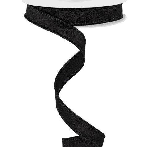 5/8"X10YD SHIMMER GLITTER - BLACK - RGF108902