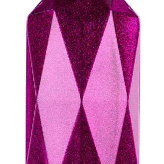 5.5"L X 2.5"W CUBIC RECTANGLE GEM ORNAMENT - FUCHSIA - XJ716207