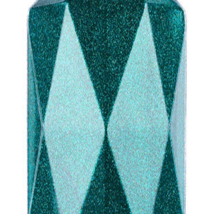 5.5"L X 2.5"W CUBIC RECTANGLE GEM ORNAMENT - TURQUOISE - XJ7408EK