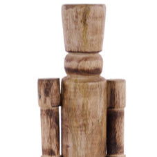 20"H X 4.75"L MANGO WOOD NUTCRACKER - NATURAL - XN4394