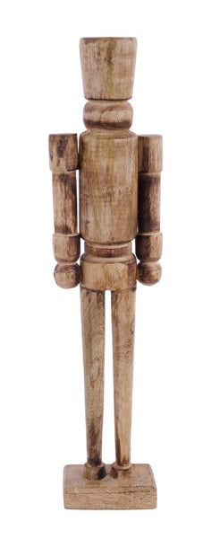 20"H X 4.75"L MANGO WOOD NUTCRACKER - NATURAL - XN4394