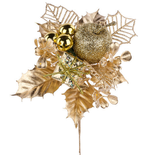 7" APPLE/PRESENT/BERRY/HOLLY PICK - GOLD - XP714908