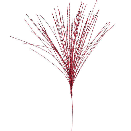 32"L TWISTED FOIL SPRAY - RED - XS136324