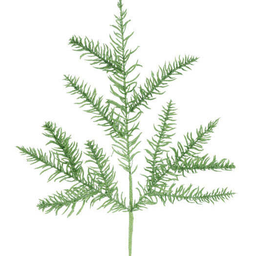 18"L GLITTER NOBLE PINE SPRAY X3 - LASER LIME GREEN - XV765975