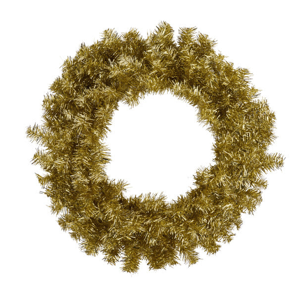 24" METALLIC WREATH X180 TIPS - GOLD - XX964808