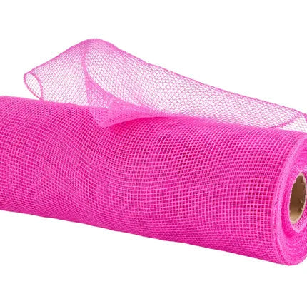 10"X10YD MESH - HOT PINK - RE130211