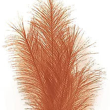 32.75"L FABRIC GRASS PLUME SPRAY - RUST - FG601332