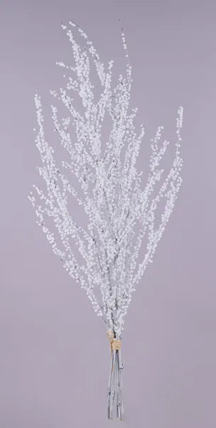 36"L IRID CASSIA BAMBOO SPRAY BUNDLE X6 - WHITE - FB200427