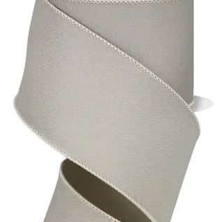 2.5"X10YD DIAGONAL WEAVE FABRIC - TAUPE - RGE1203LR