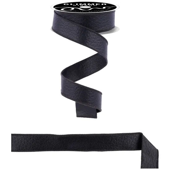 1"X10YD ICE CRACKLE FUSED - MATTE BLACK - NR607202