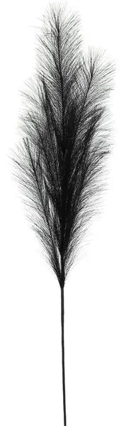 38"L FABRIC GRASS PLUME SPRAY - BLACK - FG601402