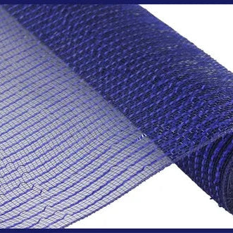 10"X10YD WIDE FOIL MESH - NAVY W/ROYAL BLUE FOIL - RE136657