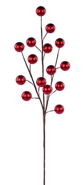 25.5"L BERRY SPRAY - METALLIC RED - EC447532