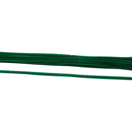 12"L X 6MM CHENILLE STEMS - HOLIDAY GREEN - 25COUNT - MA200440