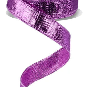 7/8"X10YD METALLIC RIBBON - PINK - RG0739922