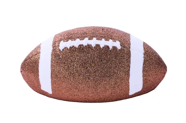 11"L STYROFOAM FOOTBALL - DARK BROWN/WHITE - MZ2058JK