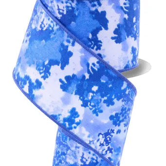 2.5"x10YD ABSTRACT PRINT - BLUE/WHITE/MULTI - RGF157403