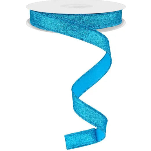 5/8"X10YD SHIMMER GLITTER - TURQUOISE - RGF1089A2