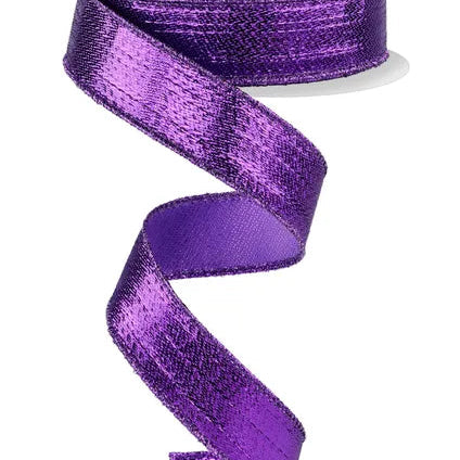 7/8"X10YD METALLIC RIBBON - PURPLE - RG0739923